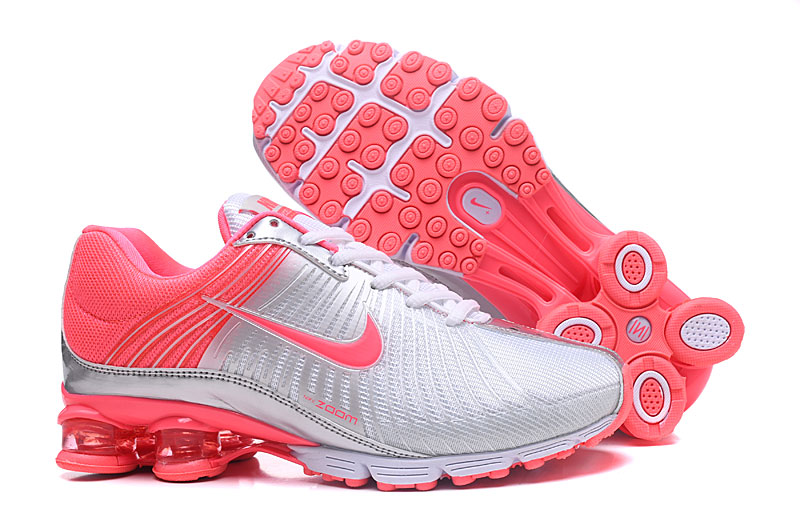 Nike Air Shox Silver Pink Shoes For Women